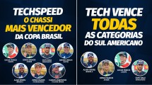 TECHSPEED IS THE MOST WINNING CHASSIS OF BRAZIL CUP/SOUTH AMERICAN 2016